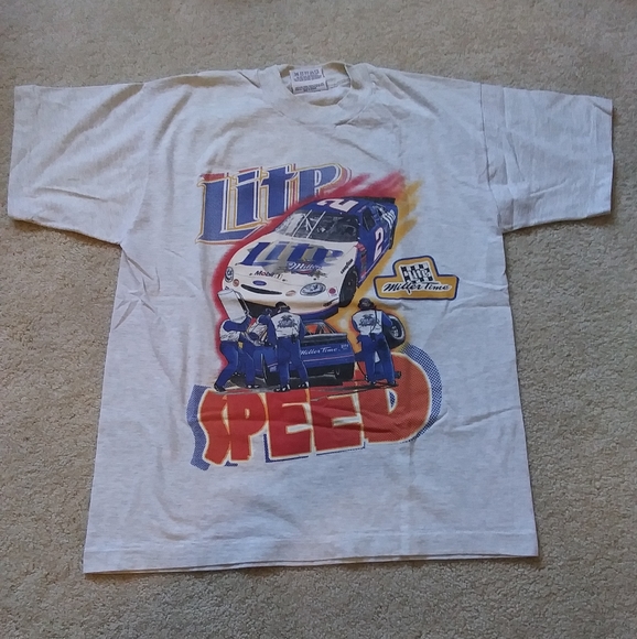 Vintage NASCAR Miller Lite Rusty Wallace shirt ( L). - Picture 1 of 6